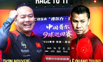 Billiards player Quang Trung: 'cannot abandon the self-respect of a Vietnamese person'