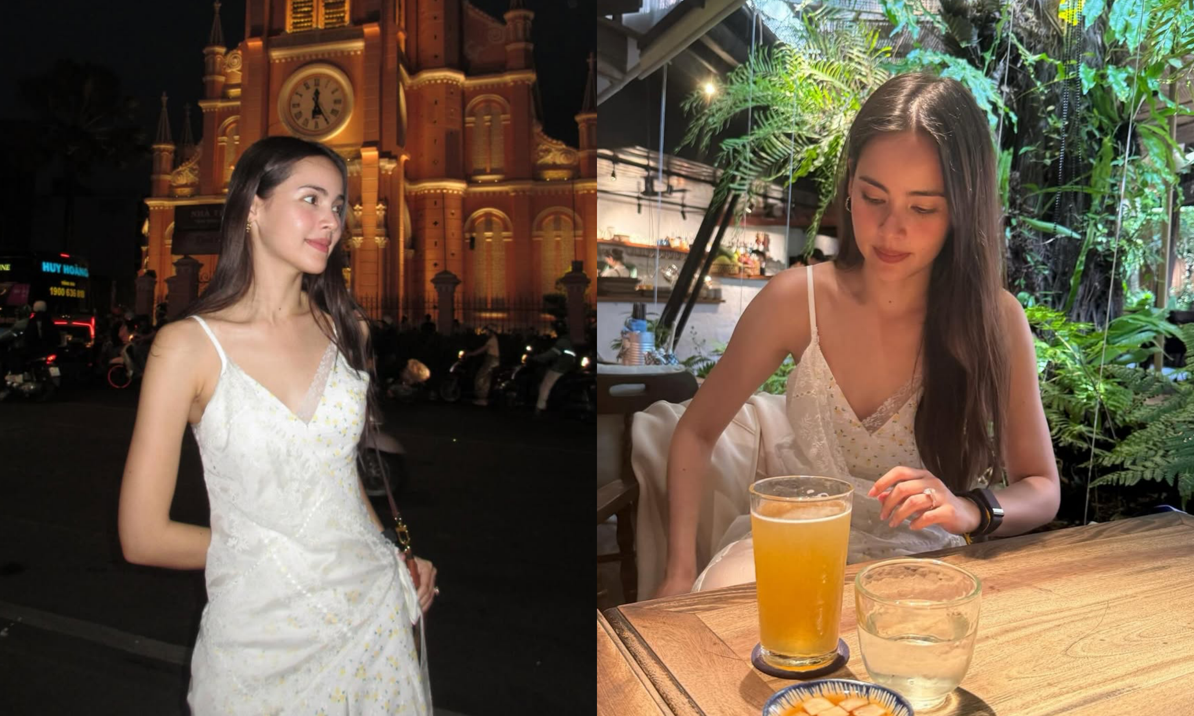 Thailand's 'most beautiful Eurasian rose' explores Ho Chi Minh City