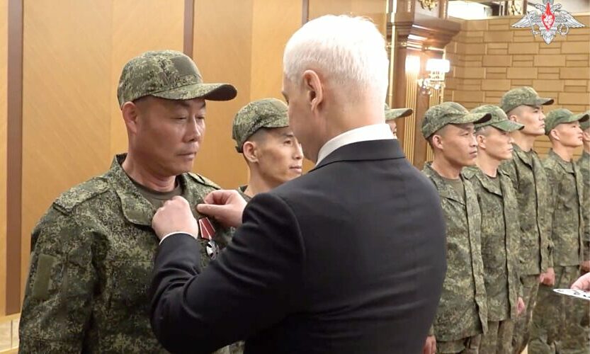 Russia honors North Korean soldiers for fighting in Kursk