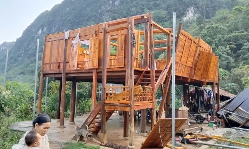 Boy dies in collapsed house during storm