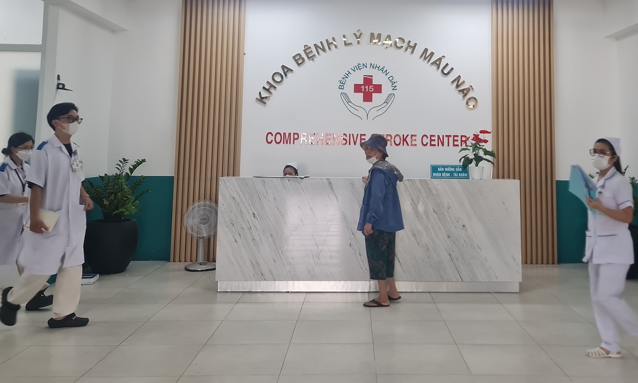 Old district 10 hospital becomes stroke treatment facility for Nhan Dan 115 hospital