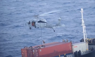 U.S. service members board and search cargo ship near Iran