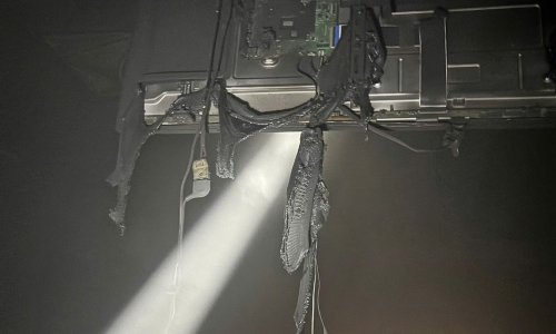 Five foreigners escape through window as restaurant catches fire