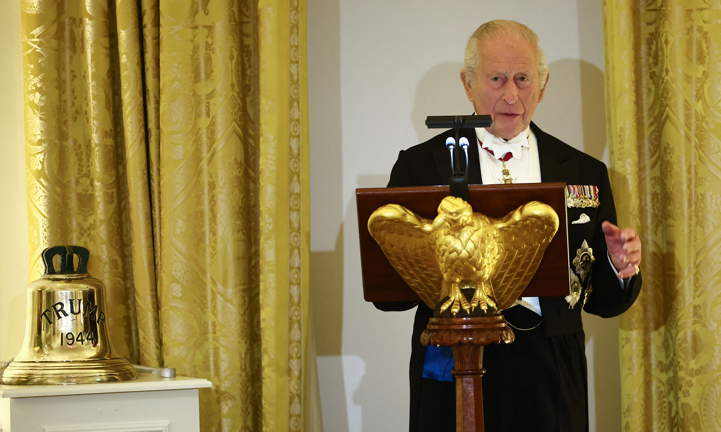 How King Charles III 'won over' Trump at a state dinner