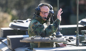 German chancellor highlights NATO ties amid tensions with Trump