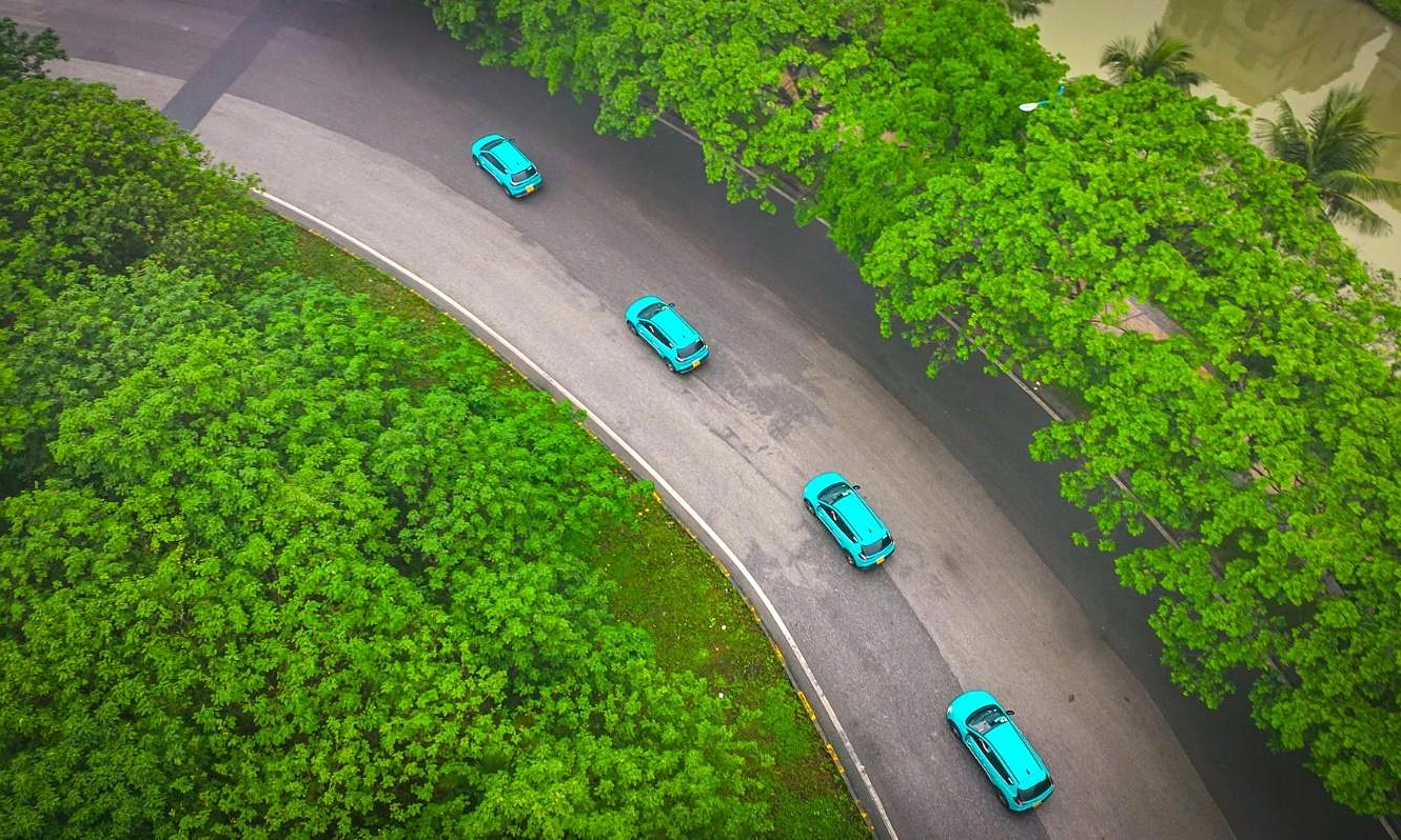 Green SM supports track lighting at Can Gio marathon