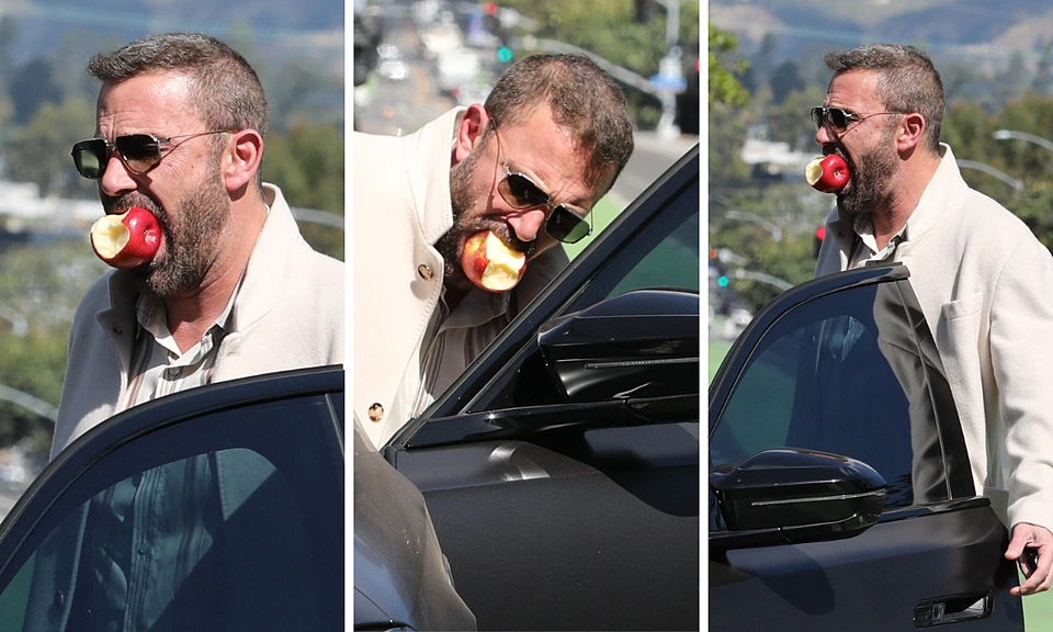 Why actor Ben Affleck is frequently seen eating apples