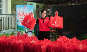 Singer Bao Anh donates furniture, playground to highland students