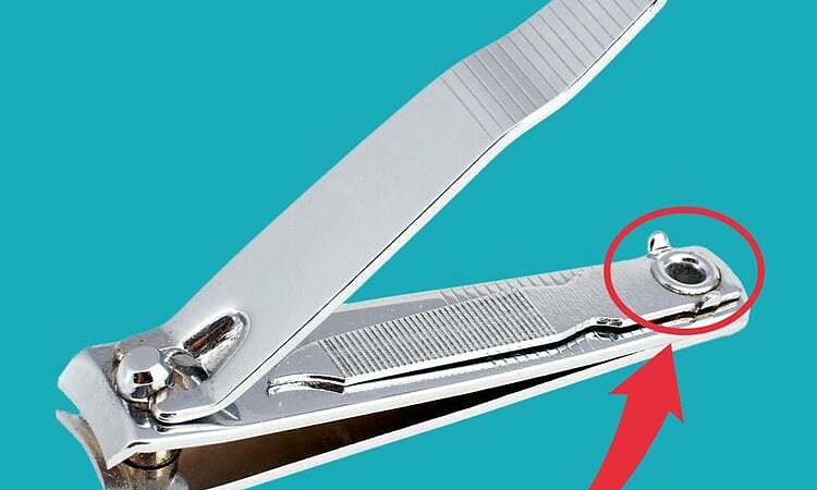 The mystery of the small hole on nail clippers
