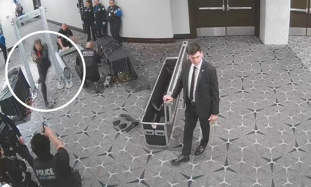 Moment US secret service agents fired at Trump assassination suspect