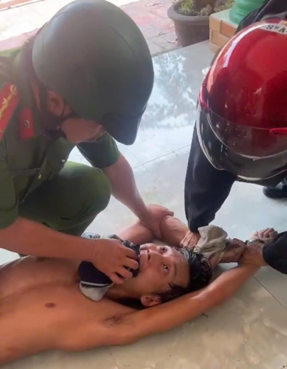 Police subdue man after alleged drug-induced rampage kills wife and child
