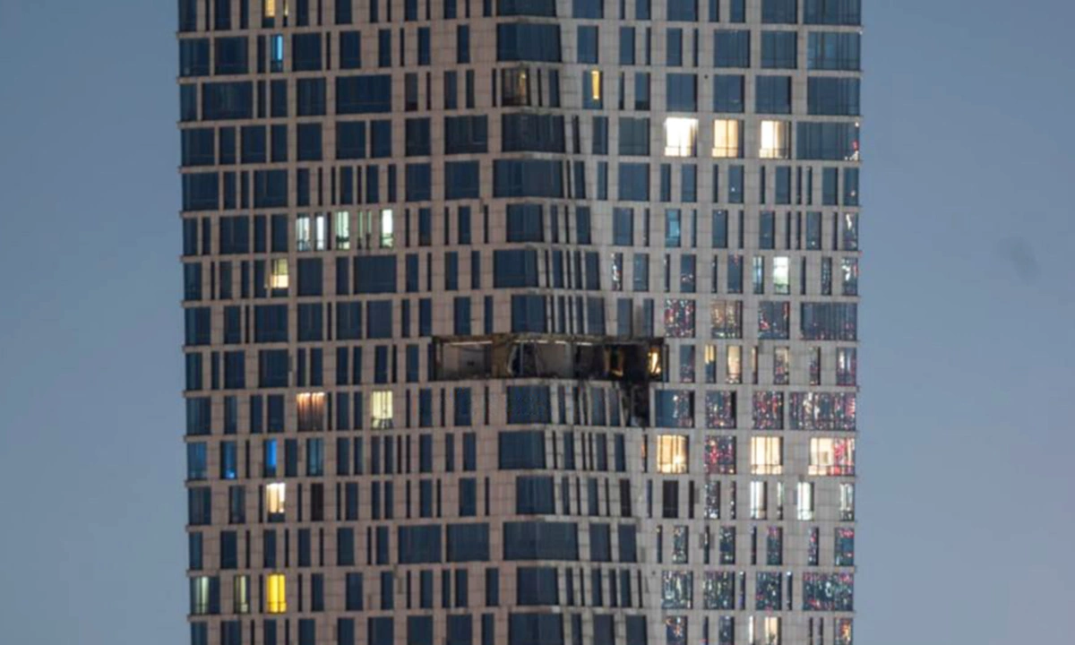 Ukrainian UAV strikes Moscow skyscraper