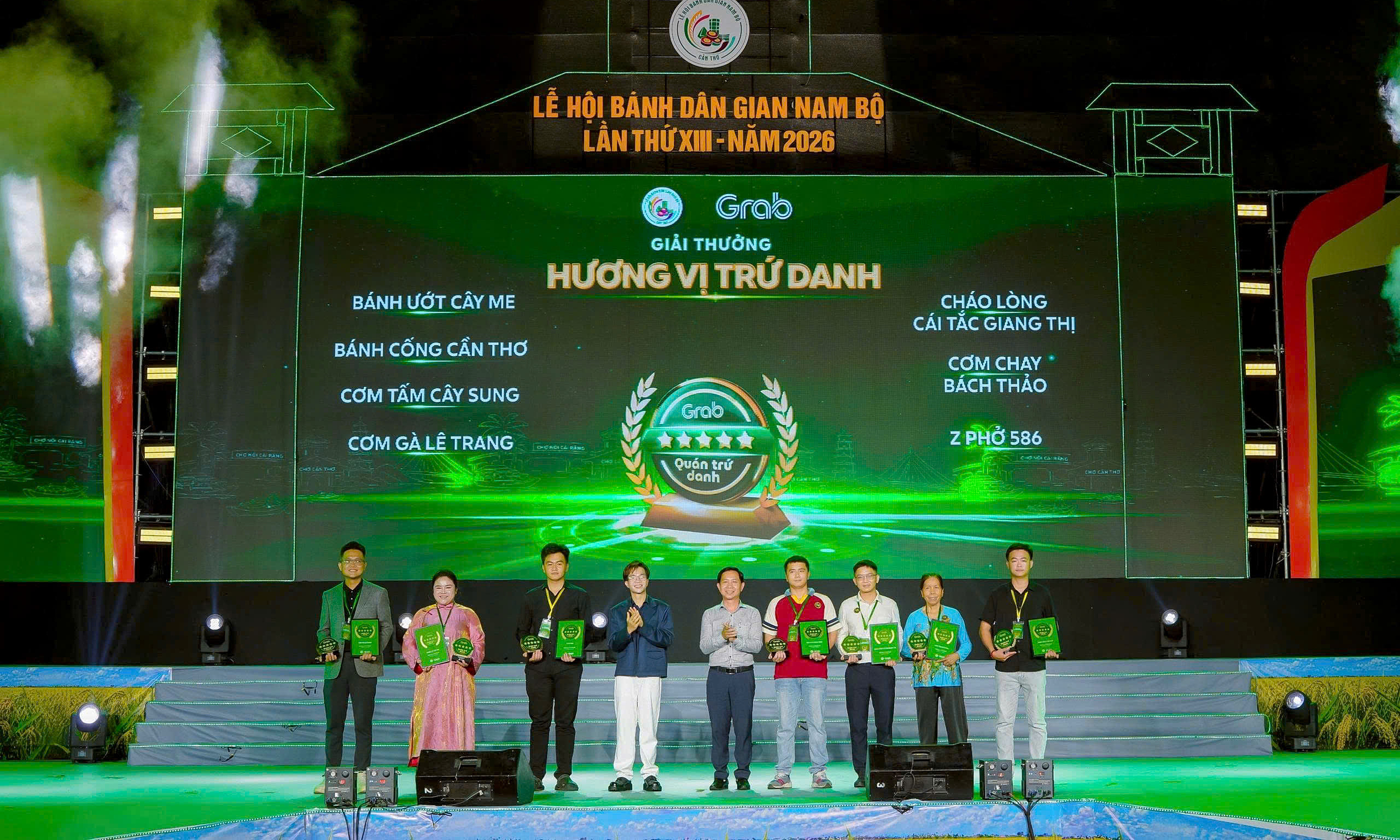 Grab honors 40 Can Tho eateries