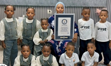 World's only natural nonuplets celebrate 5th birthday together