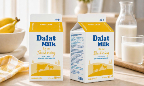 Dalatmilk launches banana-flavored pasteurized fresh milk