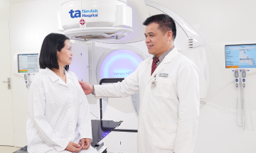 When is radiation therapy needed for esophageal cancer?