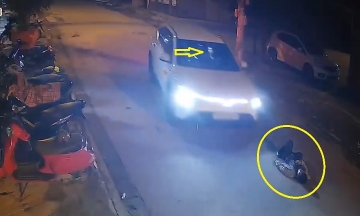 Car runs over person in road: vehicle blind spot or driver's fault?