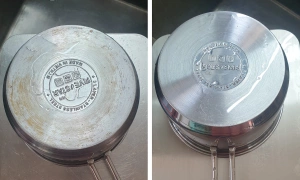 Tips for cleaning kitchenware with 5,000 dong limestone powder