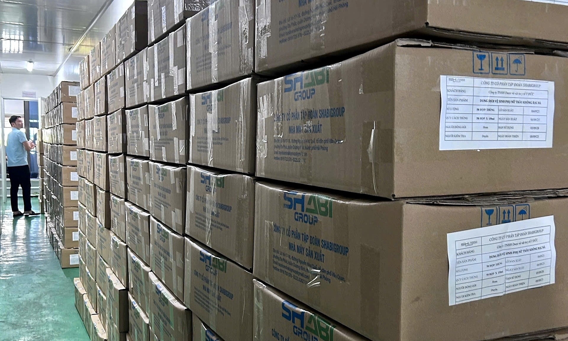 Scheme to Produce Counterfeit Feminine Hygiene Solution