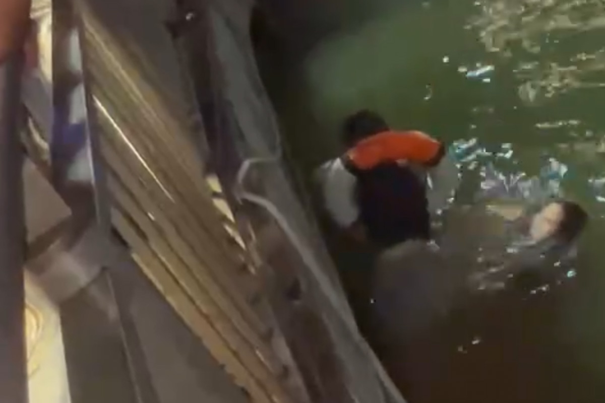 Man jumps into Han River to rescue young man