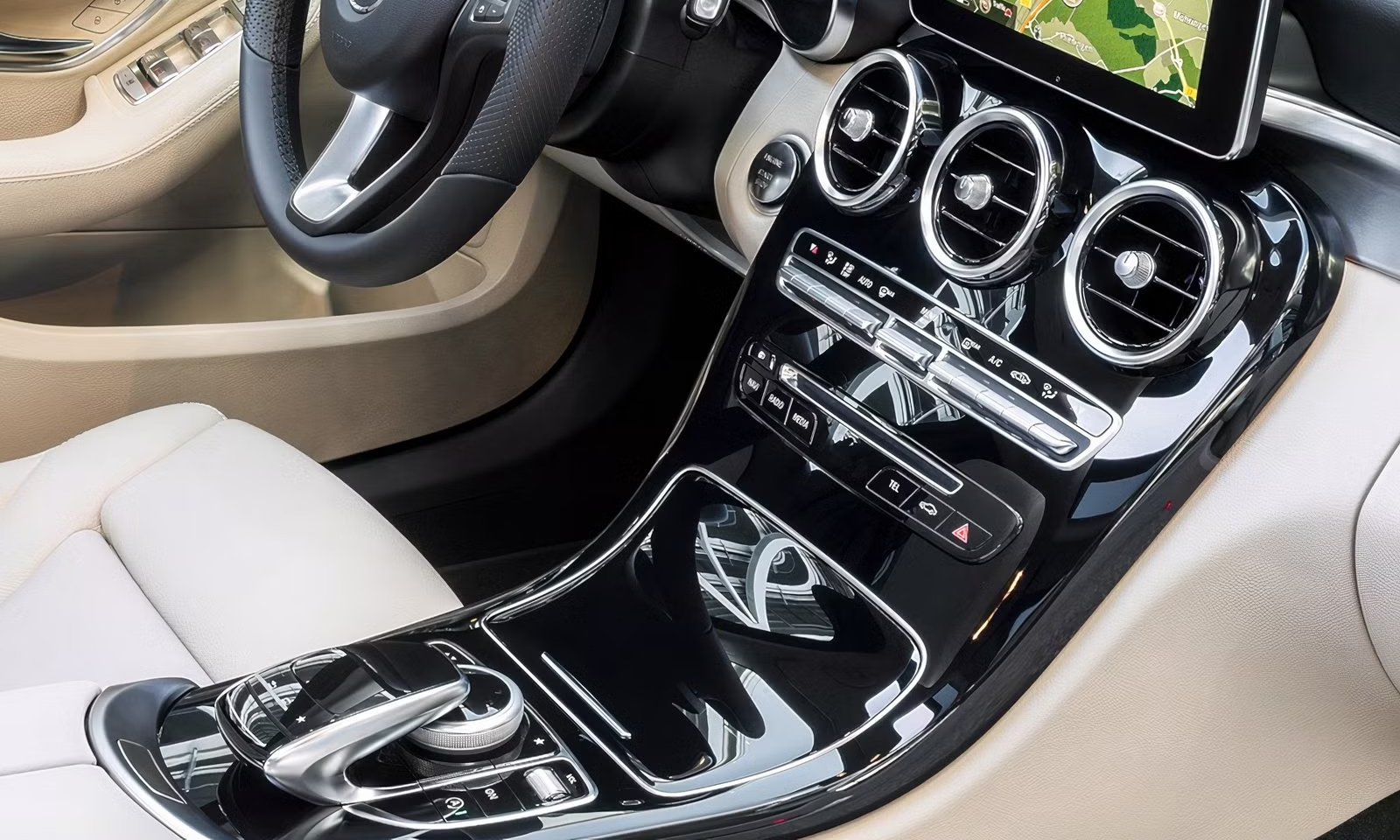 Gloss black plastic: an outdated car interior design trend