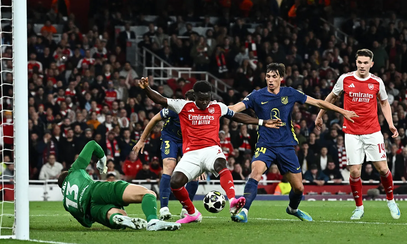 Arsenal defeats Atletico, advances to Champions League final