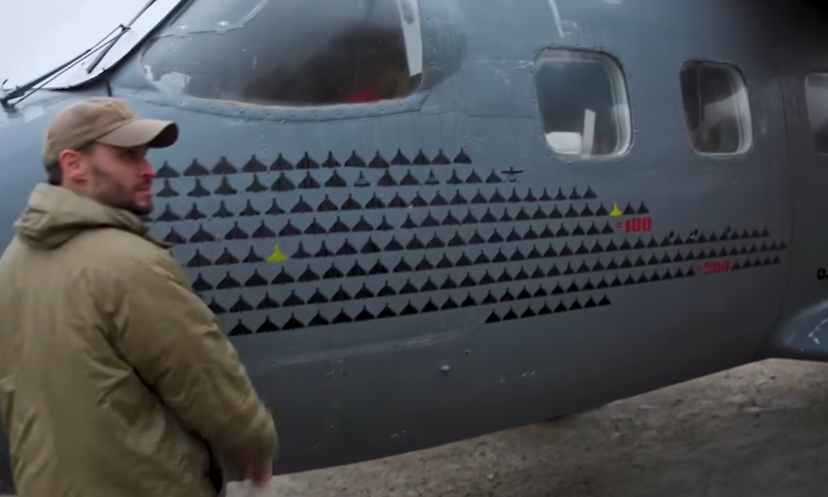 Ukraine's 'aerial aircraft carrier' claims over 200 Russian UAV shootdowns