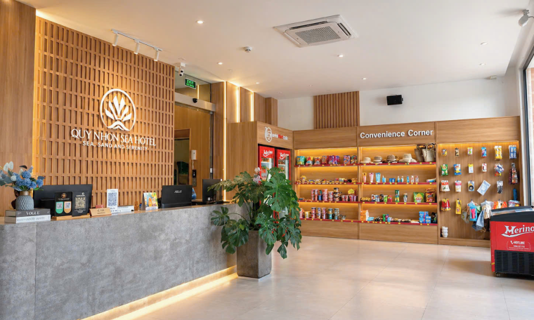 Quy Nhon Sea Hotel scores points with its beachfront location