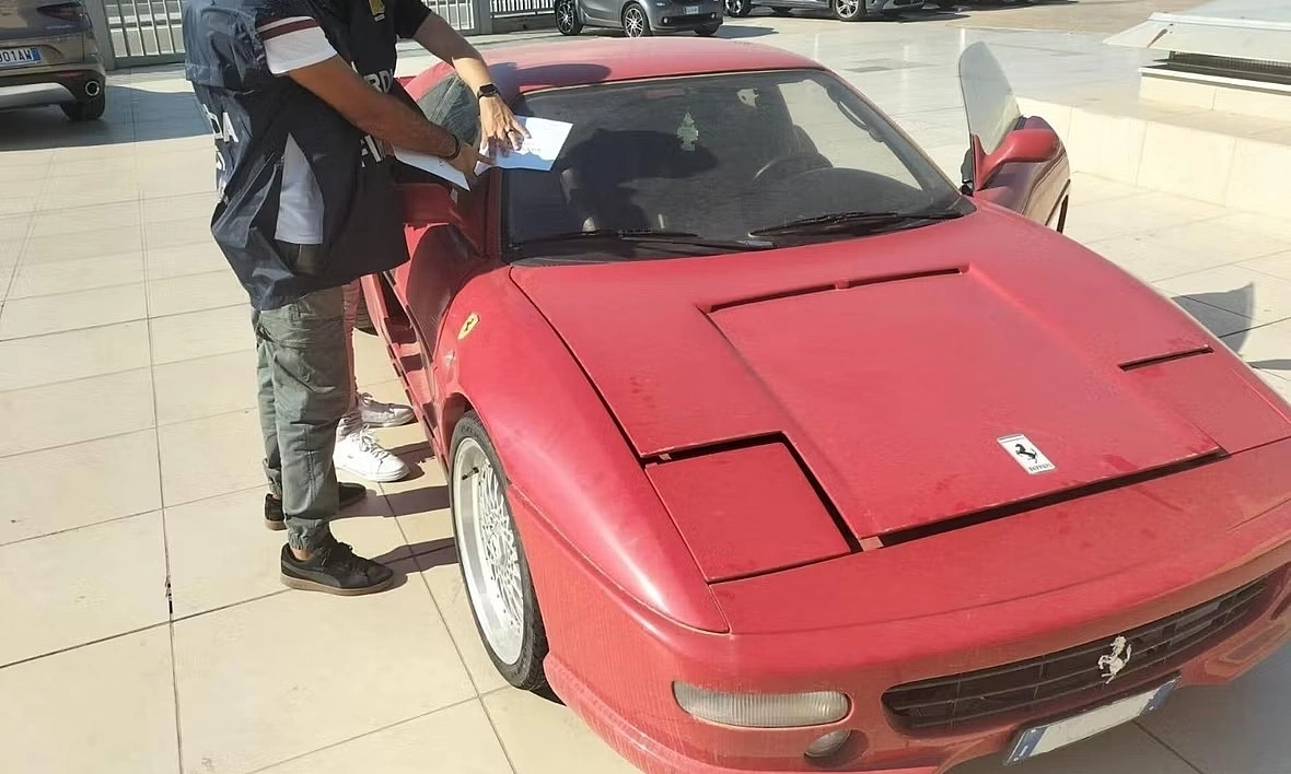 Man arrested for 'modifying a Toyota' into a fake Ferrari supercar