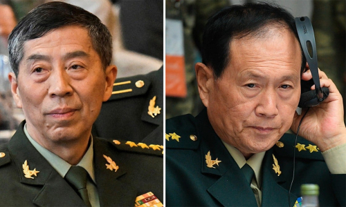 China hands suspended death sentences to two former defense ministers