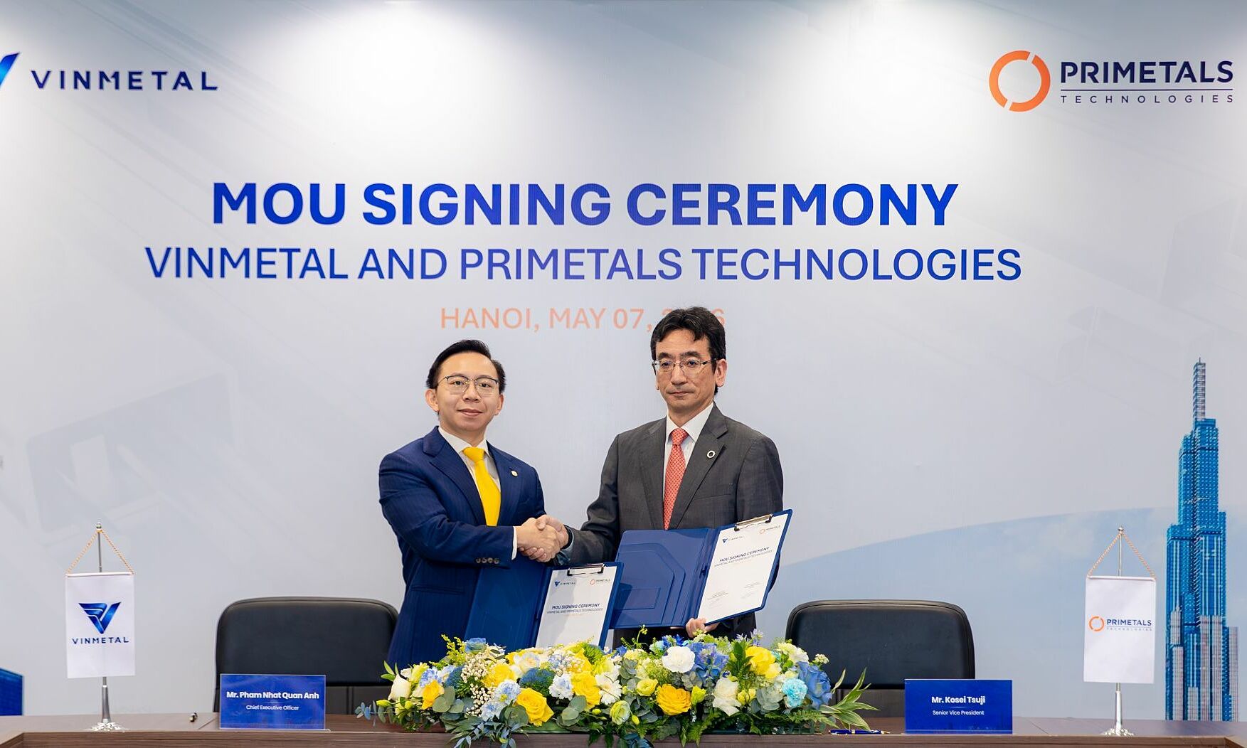 VinMetal partners with world's leading metallurgical giant