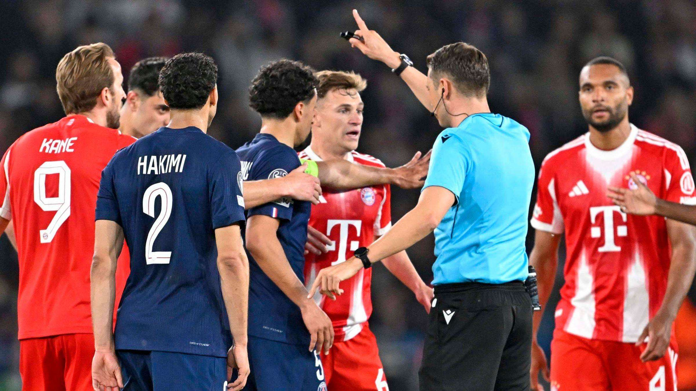 Controversy over two unpunished handballs by PSG against Bayern