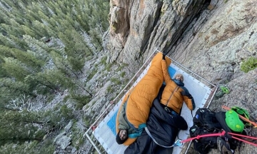 Sleeping overnight on the world's most terrifying bed