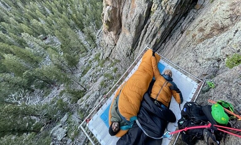 Sleeping overnight on the world's most terrifying bed