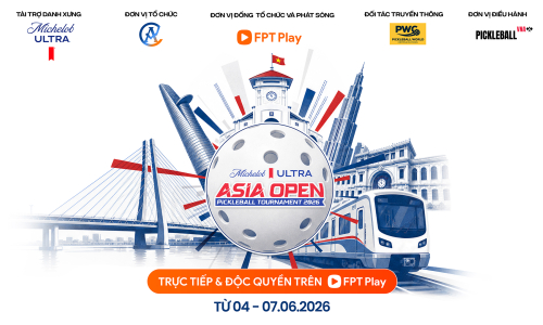 Nearly 600 athletes to compete in the Michelob Ultra Asia Open Pickleball Championship 2026