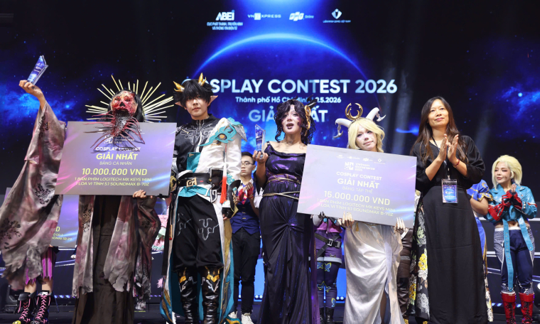 Le Tan Dat, Oach Xa Lach win Cosplay Contest 2026 championship