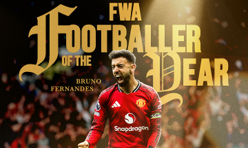 Bruno Fernandes named Premier League player of the season