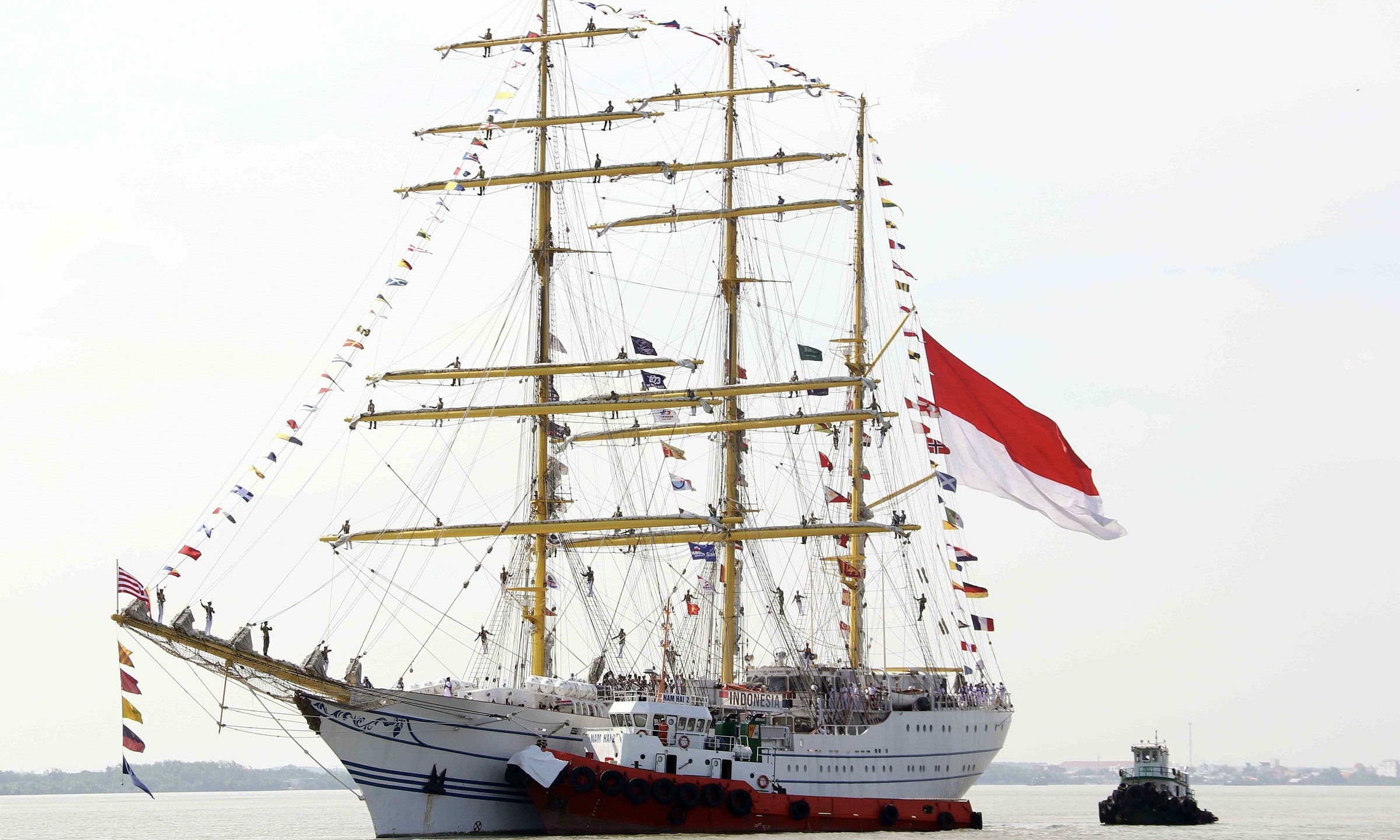 Southeast Asia's largest naval sailing ship visits Ho Chi Minh City