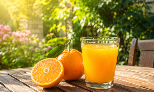 Should you drink orange juice for phlegmy cough due to bronchitis?
