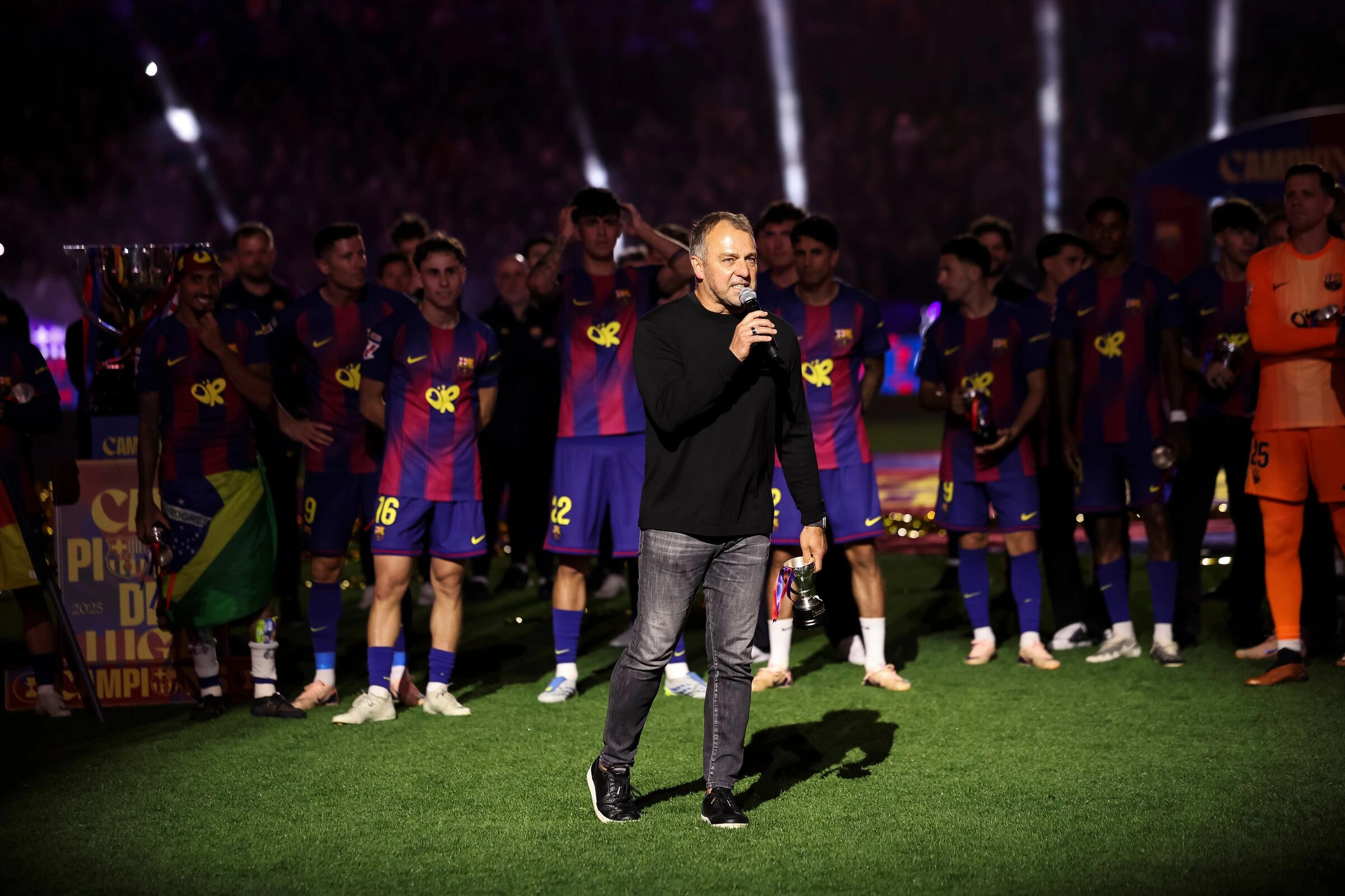 Coach Flick: 'Next year is the Champions League'