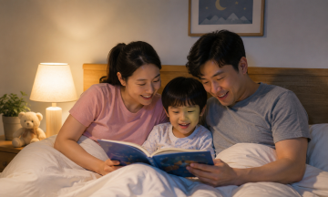 Six evening habits to help children relax and sleep easily