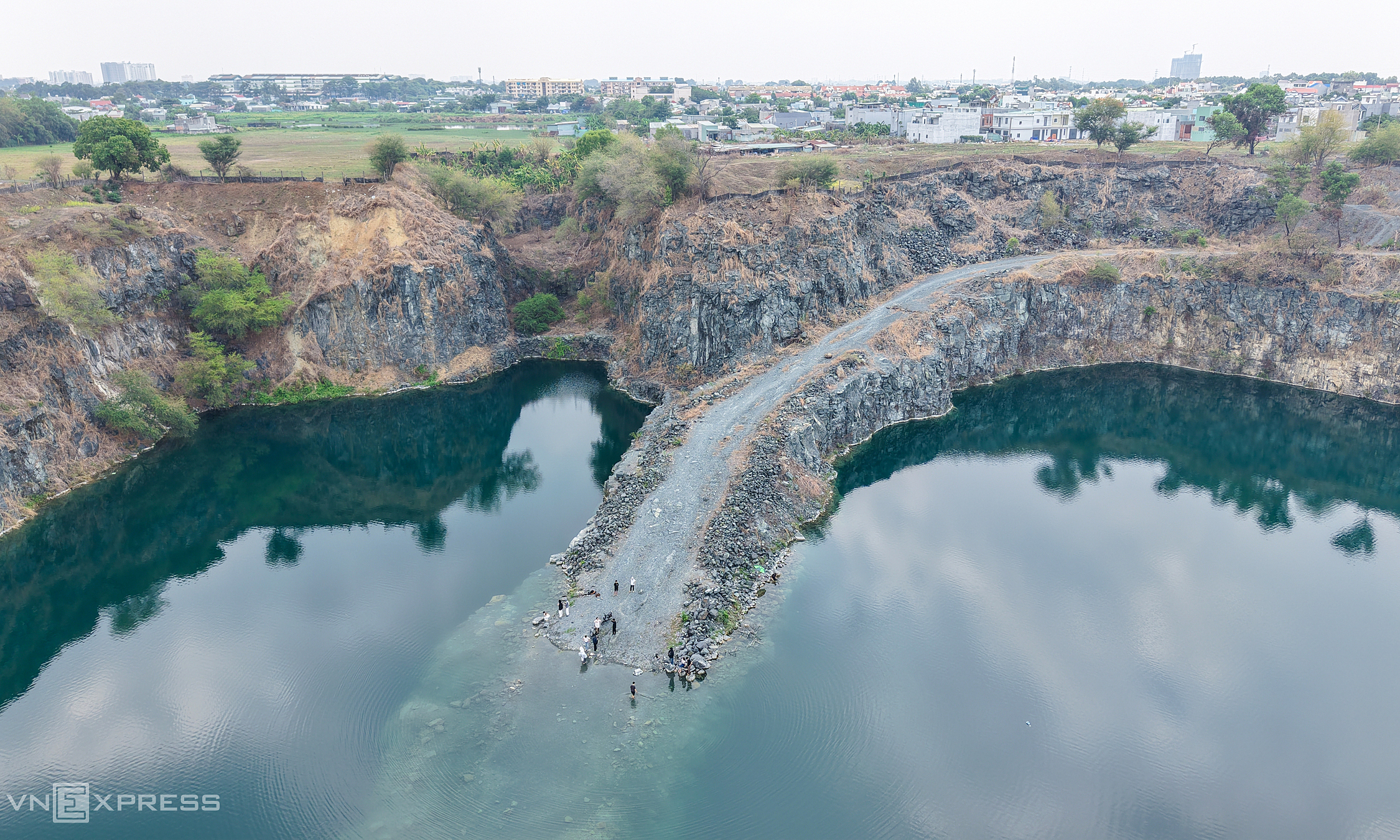 Hidden dangers at unfenced quarries in Dong Nai