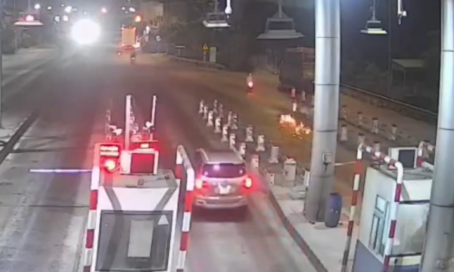 Teenager dies after national highway chase ends in barrier collision