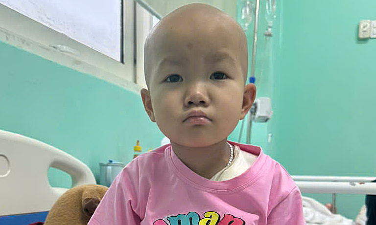 Six-year-old girl's arduous battle with cancer continues after stem cell transplant