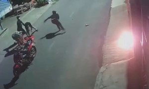 Youth gang throws petrol bombs at house with six people sleeping inside
