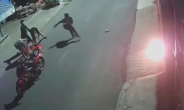 Youth gang throws petrol bombs at house with six people sleeping inside