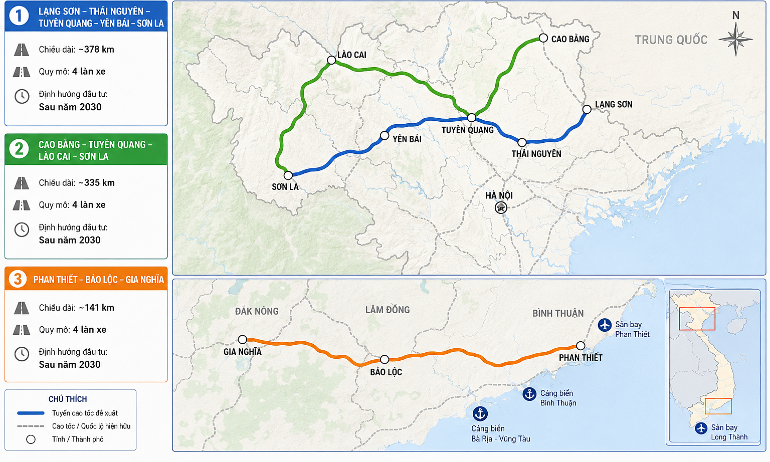 Proposal to add three new expressways to the master plan