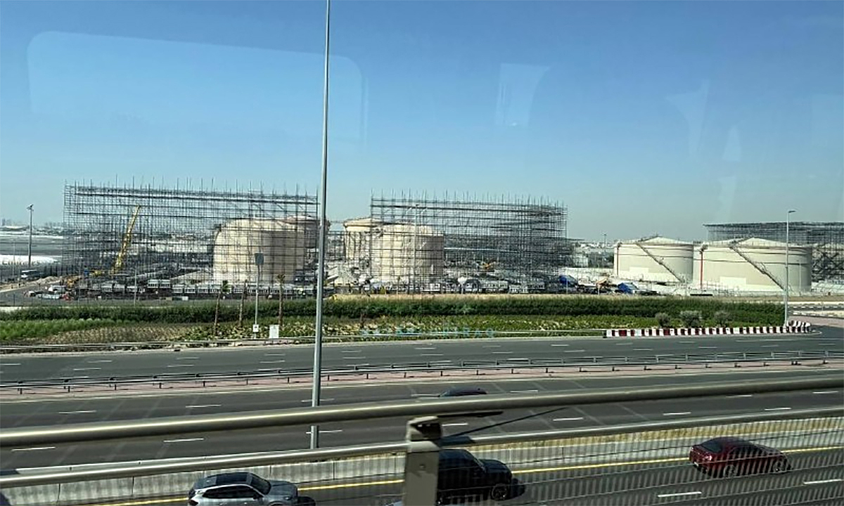 UAE installs cage armor to protect energy infrastructure