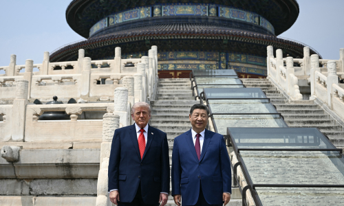 Xi and Trump visit the Temple of Heaven