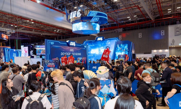 Tens of thousands of visitors at VTC's booth at Vietnam GameVerse 2026